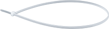 Хомут кабельный 71 055 NCT-048-500-100/WH 4.8х500 нейл. бел. | Код. 71055 | Navigator