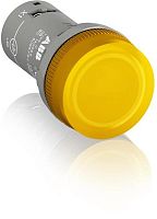 Лампа CL2-623Y желтая со встроенным светодиодом 230В AC с защитой от наводок с напряжением до 60В CL2-623Y | код 1SFA619403R6233 | ABB