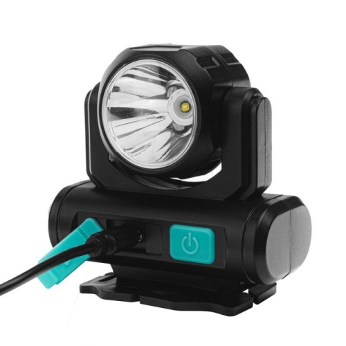 Фонарь налобный LED53402 аккум. 3.7В COB+LED 3.5Вт 4 реж. Type-C блист черн. Camelion 15751 фото 3