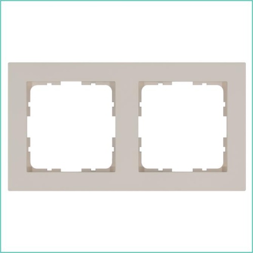 Рамка 2-м G-Classic тауп Jasmart G1002T