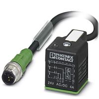 Кабель для датчика / исполнительного элемента SAC-3P-M12MS/1,8-PUR/A-1L-S | код 1508970 | PHOENIX CONTACT