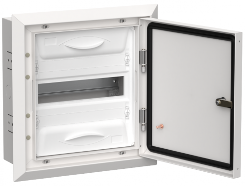TITAN 5 Корпус мет. ЩРв-12 (1х12) 380х365х130 IP31 бел IEK | код TI5-50-V-012-31 | IEK