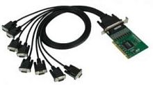 Плата CP-168U-T w/o Cable Universal PCI, 8-port RS-232, 921.6 Kbps, t:-40/+85 | код 00-06033278 | MOXA