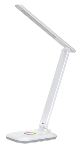 LIGHTING Светильник светодиодный настольный 2008 9Вт на подставке диммер RGB-ночник белый | код LDNL0-2008-1-VV-9-K01 | IEK