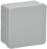 Коробка расп. КМ42435 о/п 80х80х40мм IP67 8 вв. серая IEK | код UKO21-080-080-040-K41-66 | IEK