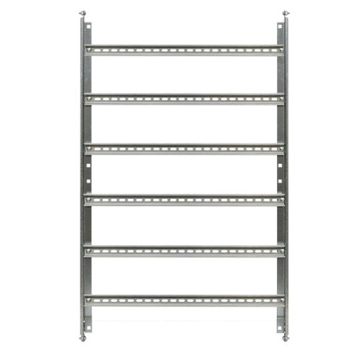 Шасси с дин-рейками на 168 модулей для 100,65,27 "Гранит" PROxima | код mb66-5r | EKF фото 2 Шасси с дин-рейками на 168 модулей для 100,65,27 "Гранит" PROxima | код mb66-5r | EKF фото 2