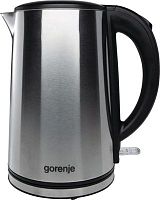 Чайник электрический Gorenje K15DWS 1.5л. 2200Вт нержавеющая сталь (корпус: нержавеющая сталь) | код 1978502 | GORENJE