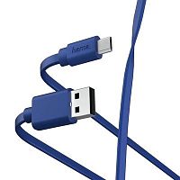 Кабель Hama 00187226 USB (m)-micro USB (m) 1м синий плоский | код 1402346 | HAMA