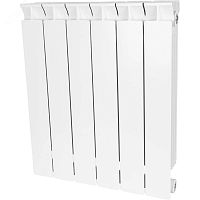 Радиатор биметаллический секционный 350/80/10 боковое подключение | код SRB-0110-035010 | STOUT