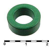 Ферритовый сердечник кольцевой RUICHI R16/10х6 мм, PC40, окрашенный | код 93352 | Ruichi