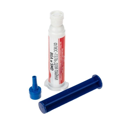 Флюс-гель для пайки BGA и SMD 12мл (шприц) | код 09-3684 | Rexant