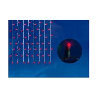 Занавес светодиодный со статическим свечением 3х2м Соединяемый 240 светодиодов Красный свет Провод белый ULD-C2030-240/SWK RED IP67 | код UL-00001362 | Uniel