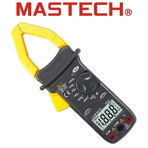 Клещи токоизмерительные с цифровой шкалой MASTECH MS2001, 1000 А | код 98785 | Mastech