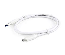 Кабель USB Cablexpert CCP-USB3-AMCM-1M-W, USB3.0 AM/USB Type-C, 1м, белый, поддержка QC, пакет | код CCP-USB3-AMCM-1M-W | Cablexpert