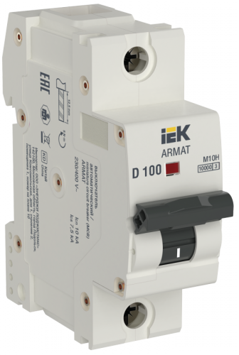 ARMAT Авт. выкл. M10H 1P D 100A IEK | код AR-M10H-1-D100 | IEK