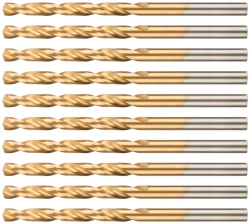 Сверло по металлу Cutop Profi с титановым покрытием, 4.1х75 мм (10 шт) | код 52-443 | FIT фото 5 Сверло по металлу Cutop Profi с титановым покрытием, 4.1х75 мм (10 шт) | код 52-443 | FIT фото 5