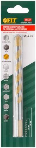 Сверло универсальное 12х150 мм | код 35127 | FIT фото 3
