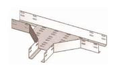 Лоток тройниковый перфорированный ОТ 100х100 УТ1,5, оцинкованный лист(толщина покрытия 10 -18 мкм) S1,0 | код П0000013603 | Завод ЭМИ Курган