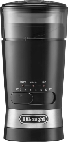 Кофемолка Delonghi KG210 170Вт сист.помол.:ротац.нож вместим.:90гр черный | код 1897382 | DELONGHI