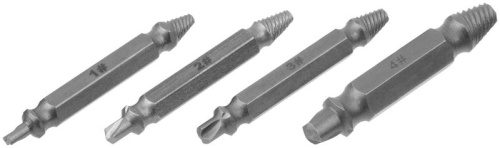 Набор экстракторов двусторонних профи сталь S2 4шт FIT 36452 фото 5 Набор экстракторов двусторонних профи сталь S2 4шт FIT 36452 фото 5