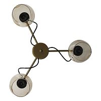 Светильник Мирра 131 зол. (Плафон 8268) НСБ 01-3х60-228 Е27 потолочный | код 1005405270 | Элетех