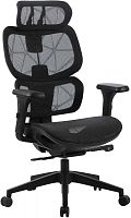 Кресло Cactus CS-MC555-BK черный сетка с подголов. крестов. пластик пластик черный | код 2003196 | CACTUS