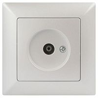 Розетка Intro Solo 4-301-06 TV одиночная, IP20, | код Б0053992 | ЭРА