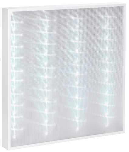 LIGHTING PRO Светильник светодиодный ДВО 2001 30Вт 5000К IP40 588х588мм Грильято микропризма | код LTP-DVO2-2001-30-50-K01 | IEK фото 6 LIGHTING PRO Светильник светодиодный ДВО 2001 30Вт 5000К IP40 588х588мм Грильято микропризма | код LTP-DVO2-2001-30-50-K01 | IEK фото 6