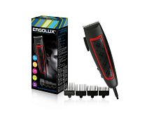 Машинка для стрижки волос ELX-HC04-C43 черн. с красн. 15Вт 220-240В | код 14395 | Ergolux