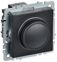 Светорегулятор СП BRITE пов-наж. 600Вт СС10-1-0-БрЧ черн. | код BR-D20-0600-K02 | IEK