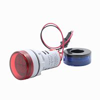 Индикатор значения тока и напряжения AD-22 (LED) d22мм красный IP54 HLT | код 085-06-259| HLT