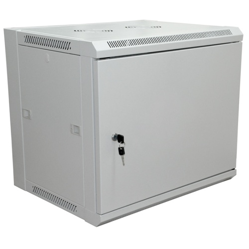 19 Настенный шкаф RexantPRO 15U 600?600?770 мм (ШxГxВ) -дверь металл,стенки съемные (разобранный) RAL 7035 | код 04-2233 | REXANT