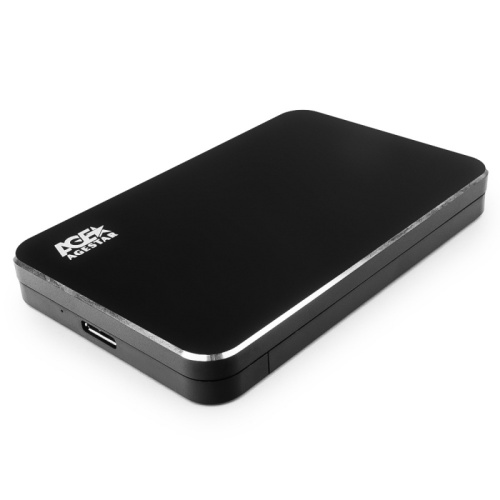 USB 3.0 Внешний корпус 2.5 SATA AgeStar 3UB2A18 (BLACK), алюминий+пластик, черный | код 3UB2A18 (BLACK) | AgeStar