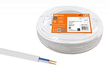 Провод ПГВВП 2х1.5 ГОСТ (бухта 10м) белый | код SQ0127-0352 | РЭМЗ ТМ