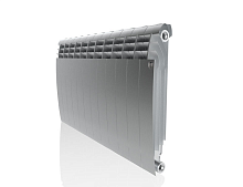 Радиатор биметаллический серебристый BiLiner 500 new Silver Satin - 12 секц (RTBSS50012) | код НС-1176316 | Royal Thermo