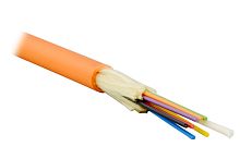 ВО кабель внутренний, Distribution, LSZH, 8 волокон, MM, OM2, оранжевый | код LAN-OFC-DI8-M2-LS | LANMASTER