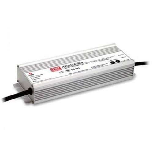 Источник питания AC-DC, 324Вт, IP67, вход 180…528В AC, 47…63Гц/254…747В DC, ККМ, выход 54В/6А, изоляция 3750В AC, в кожухе 262.2х90х43.8 мм, -40…+70С, димминг 3 в 1 | код HVG-320-54B | MeanWell