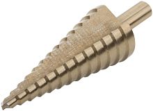 Сверло ступенчатое HSS Co5% (Р6М5К5) пометаллу 13 ступеней 6-30мм FIT 36390