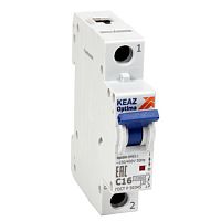 Выключатель автоматический модульный OptiDin ВМ63-1D25-15-УХЛ3 | код 341896 | КЭАЗ