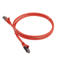 Патч-корд LANMASTER LSZH SFTP кат.6A, 3.0 м, оранжевый | код LAN-PC45/S6A-3.0-OR | LANMASTER