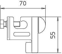 Соединитель бетонного основания с молниеприемником | код 5403219 | OBO Bettermann