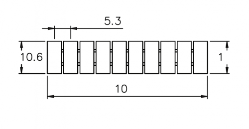305801/115 Маркировка клемм TU/TP/TC сеч. 2,5мм2, шир. 5.2мм, нумерац. «115», шт | код 305801/115 | SUPU