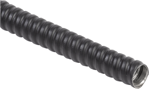 Металлорукав Р3-ЦПнг-38 (20 м) с протяжкой черный | код CMP10-38-020 | IEK (упак.20 м.)