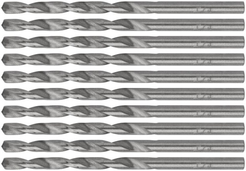 Сверло по металлу HSS полированные 3.5мм (уп.10шт) FIT 33735 фото 4