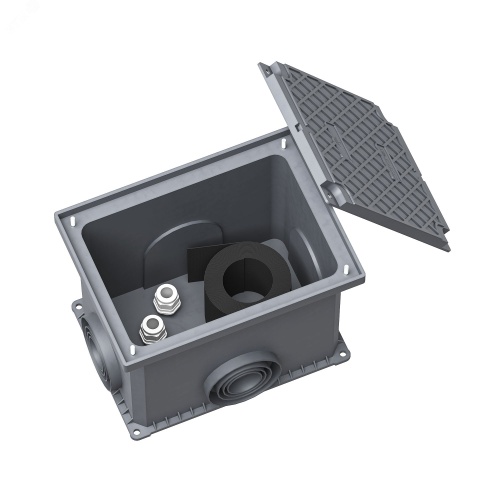 Колодец контрольно-измерительный 335х240х255 мм, пластик | код NE6000 | DKC