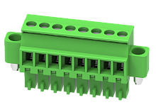 MC-RE3.5V09C-K Разъём гнездовой MC, шаг 3.5мм,9 конт. с винт.,зел., шт | код MC-RE3.5V09C-K | SUPU