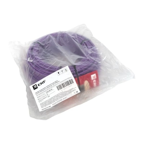 Саморегулирующийся нагревательный кабель ESU-45F (45 Вт/м) 50 м, фторопласт | код ESU-45F-50 | EKF фото 5