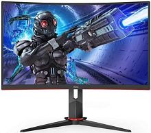 Монитор AOC 27 Gaming C27G2ZU черный/красный VA LED 0.5ms 16:9 HDMI M/M матовая HAS Piv 300cd 178гр/178гр 1920x1080 240Hz FreeSync Premium DP FHD USB 5.5кг | код 2022303 | AOC