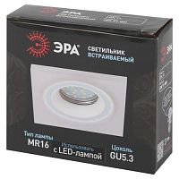 Светильник встраиваемый декоративный DK91 WH MR16/GU5.3 белый | код Б0054360 | ЭРА
