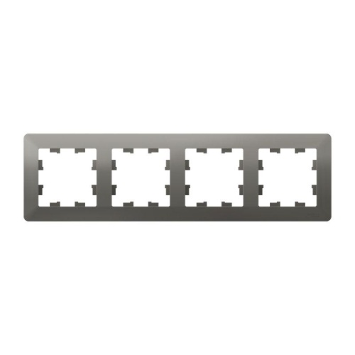 ATLASDESIGN AIR 4-постовая РАМКА, СТАЛЬ/дымчатый черный | код ATN220904 | Systeme Electric ATLASDESIGN AIR 4-постовая РАМКА, СТАЛЬ/дымчатый черный | код ATN220904 | Systeme Electric